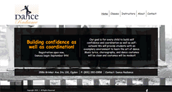 Desktop Screenshot of danceradiance.com